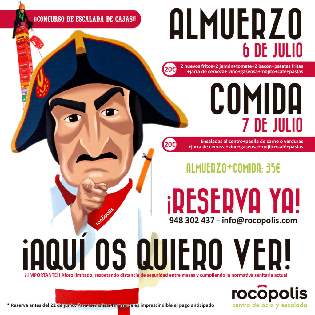 Almuerzo San Fermín - Rocópolis